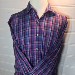Peter Millar long sleeve button up men’s shirt